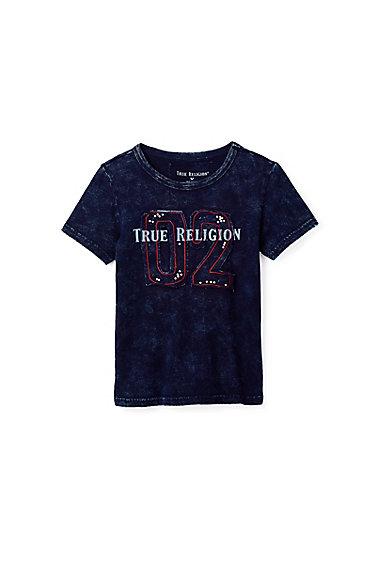 Tr 02 Toddler/little Kids Tee | Indigo | Size 4 | True Religion