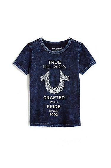 Toddler/little Kids Shoestring Tee | Indigo | Size 3t | True Religion