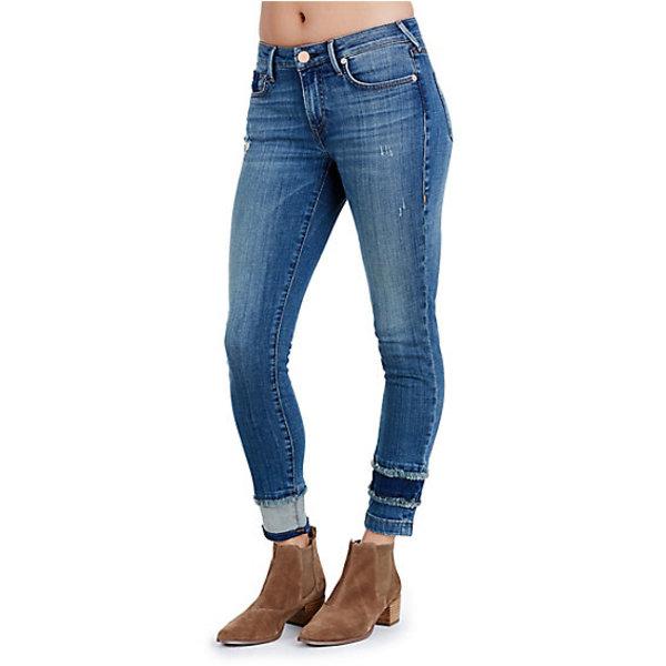 Jennie Curvy Skinny Shadow Hem Womens Jean | Broadband Blue | Size 26 | True Religion