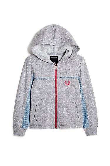 Toddler/little Kids Sporty Hoodie | Heather Grey | Size 2t | True Religion