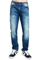 Mens Geno Slim Jean | Fcad Worn Pasture | Size 32 | True Religion