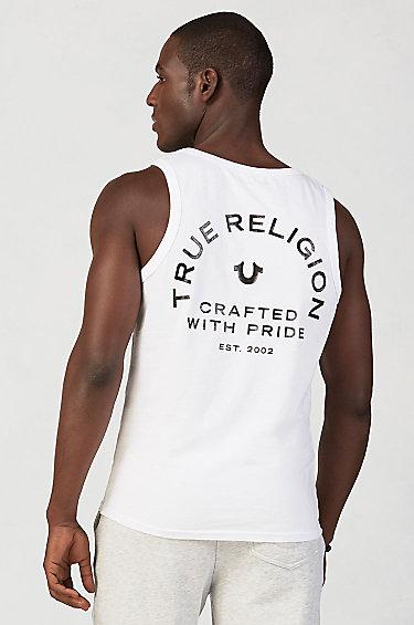 True Religion Crafted Pride Mens Tank - White