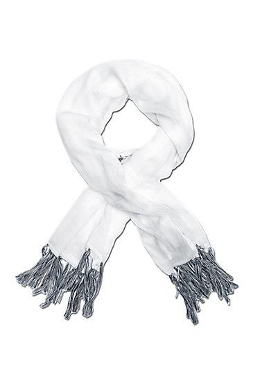 True Religion Scarf W/ Tassels - Off White