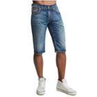 Straight Fit Big T Cut Off Short | Desperado Ride | Size 28 | True Religion