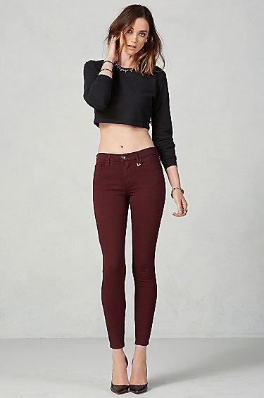 True Religion Joan Smalls Womens Legging - Burgundy