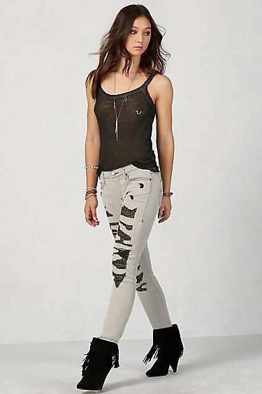 True Religion Cora Straight Cropped Womens Jean - Boyce Ave
