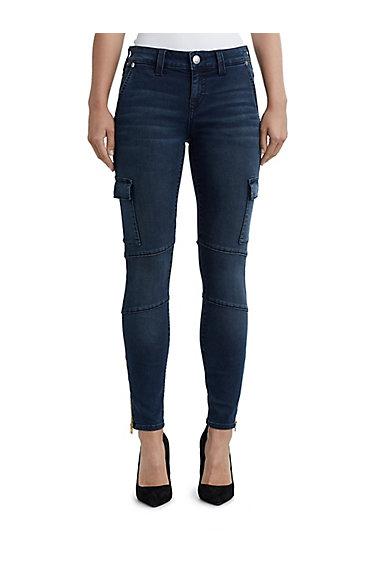 Women's Cargo Sup Skny Sn Midnt | Fhad Luxe Indigo | Size 26 | True Religion