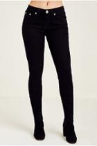 Women's Curvy Skinny Fit Black Jean | Body Rinse | Size 24 | True Religion