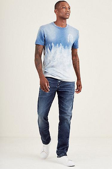 Indigo Arch Mens Tee | Size Medium | True Religion