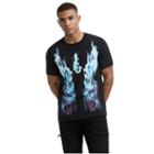Mens Fire Panther Tee | Black | Size X Small | True Religion