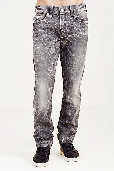True Religion Geno Slim Mens Jean - Silver Edge