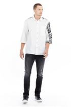 Frayed Finn Skinny Mens Jean | Dark Envy | Size 28 | True Religion