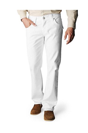 True Religion Ricky Straight Mens Jean - Optic Rinse White