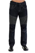 Men's Slim Fit Moto Run Stitch Jean | Body Rinse | Size 27 | True Religion