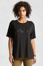 True Religion Joan Smalls Graphic Womens T-shirt - Black