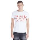 True La Crew Neck Mens Tee | White | Size Large | True Religion