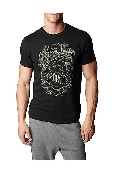 True Religion Onward Crew Neck Mens Tee - Black