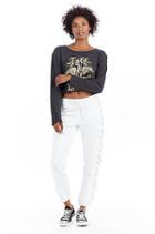 Laceup Skinny Womens Pant | White  | Size X Small | True Religion