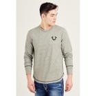 Long Sleeve Shoestring Mens Tee | Miltary | Size Xx Large | True Religion
