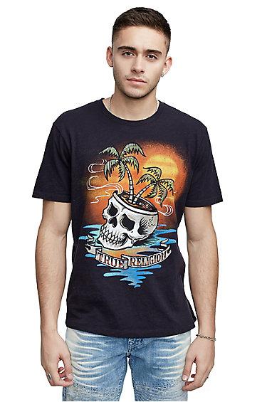 Men's True Religion Brew Tee | Black | Size Small