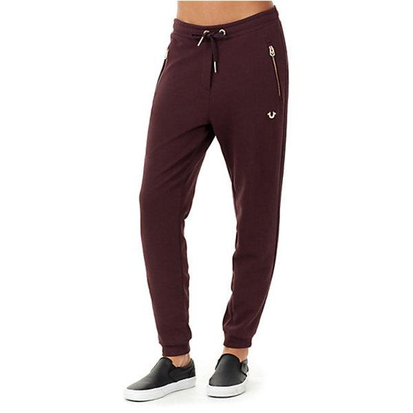 Womens Slim Jogger Pant | Plum | Size X Small | True Religion