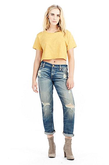 Cameron Boyfriend Womens Jean | Indigo Legacy | Size 25 | True Religion