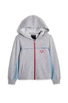 Kids Sporty Hoodie | Heather Grey | Size Small | True Religion