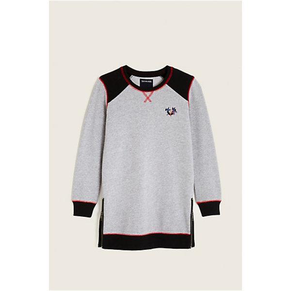 Kids Sweatshirt Dress | Heather Grey | Size Large | True Religion