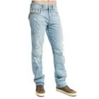 Mens Distressed Super T Ricky Straight Jean W/ Flap | Shockwave | Size 29 | True Religion