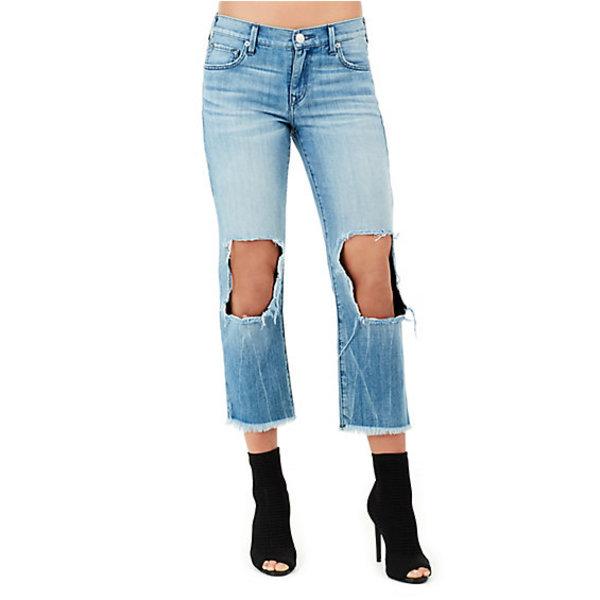 Starr Crop Destroyed Straight Womens Jean | Second Quarter | Size 24 | True Religion