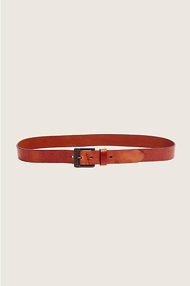 True Religion Mens Horseshoe Belt - Tan