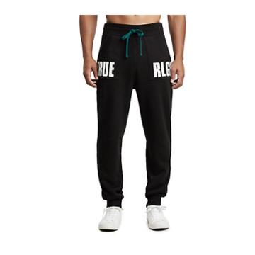Men's True Stack Porkchop Jogger | Black | Size Small | True Religion
