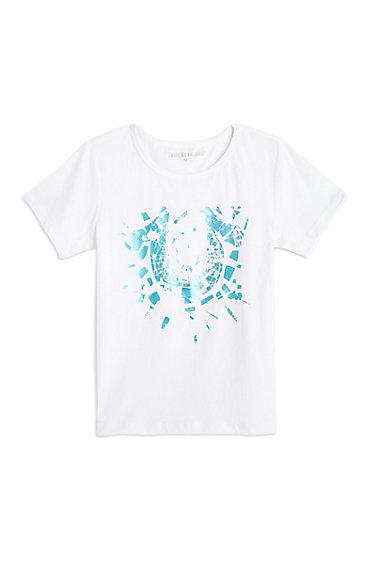 Shattered Tr Kids Tee | White  | Size X Large | True Religion