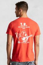 True Religion Hand Picked True Print Mens T-shirt - Red