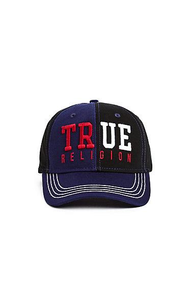 Mens Color Block Hat | Navy | True Religion