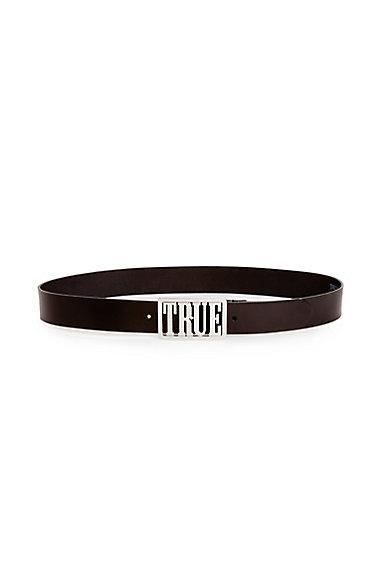 Mens True Buckle Belt | Black | Size 30 | True Religion