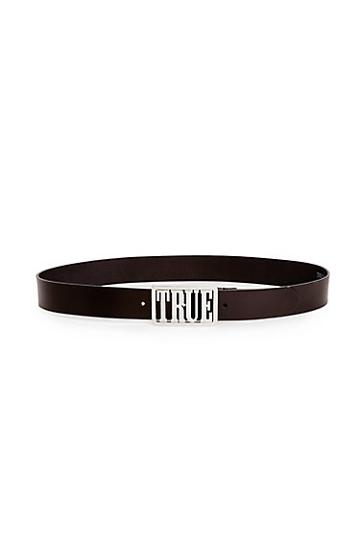 Mens True Buckle Belt | Black | Size 30 | True Religion