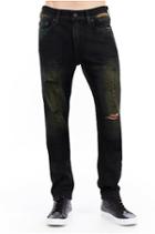 Mens Distressed Rocco Skinny Jean | Green Blaze | Size 31 | True Religion