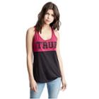 Women's Color Block Shirttail Tank Top | Berry | Size X Small | True Religion