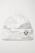 True Religion Camo Watch Cap - White