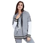 True Tape Oversized Womens Hoodie | Heather Grey | Size Small | True Religion