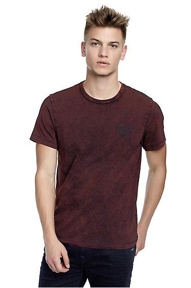 Mens Washed Indigo Tee | Size Small | True Religion