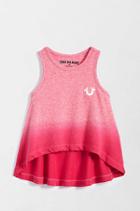 True Religion Branded Logo Toddler Tank - Fuschia