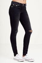 True Religion Super Skinny Black Womens Jean - Quest Giver