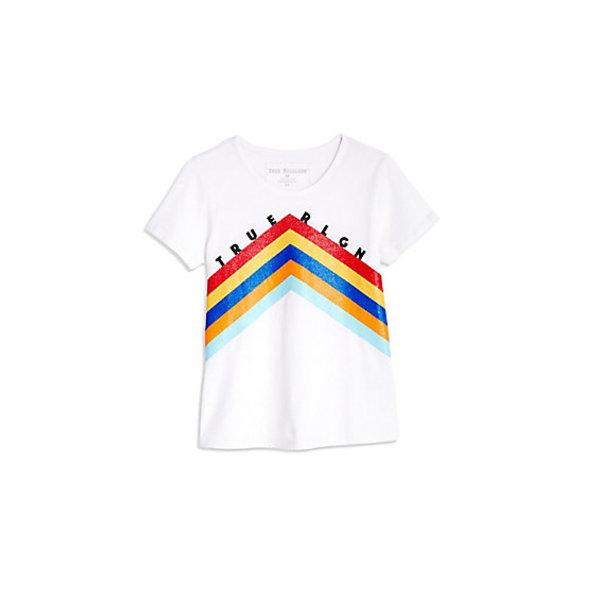 Up And Arrow Toddler/little Kids Tee | White | Size 4 | True Religion