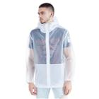 Mens Translucent Circuit Anorak Jacket | White | Size Large | True Religion