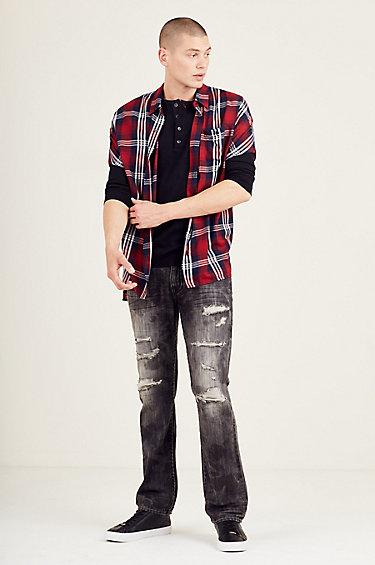 Ricky Straight Super T Mens Jean | Dark Underground | Size 32 | True Religion