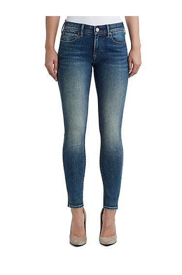 Womens Jennie Curvy Skinny Perfect Jean | Smoky Blue | Size 24 | True Religion