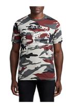 Mens Color Camo Logo Tee | Grey /redwood | Size X Small | True Religion