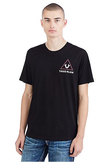 Buddha World Crew Neck Mens Tee | Black | Size X Large | True Religion